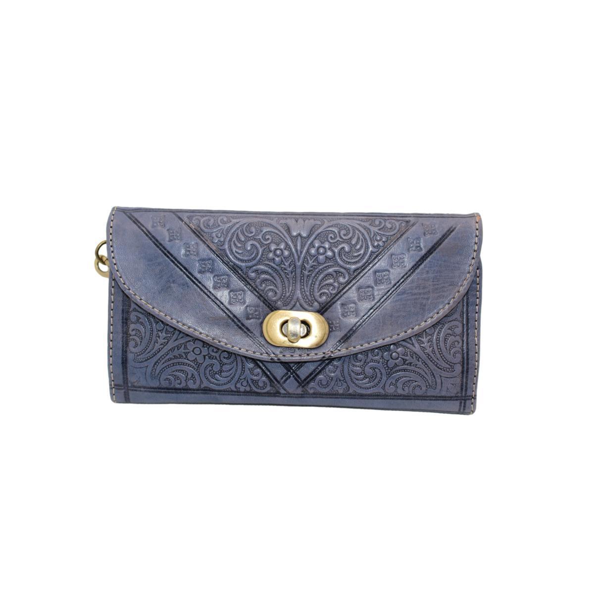 Monedero marroquí de cuero natural con asa - Varios colores