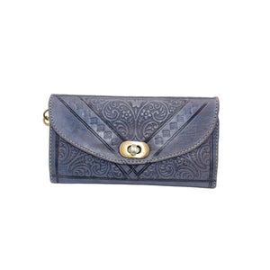 Monedero marroquí de cuero natural con asa - Varios colores